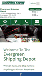 Mobile Screenshot of evergreenshippingdepot.com